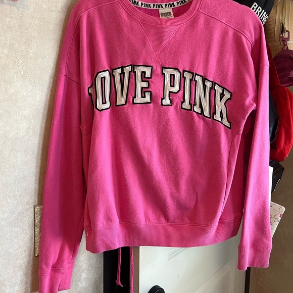 Pink LOVE PINK Sweatshirt - Picture 1 of 4